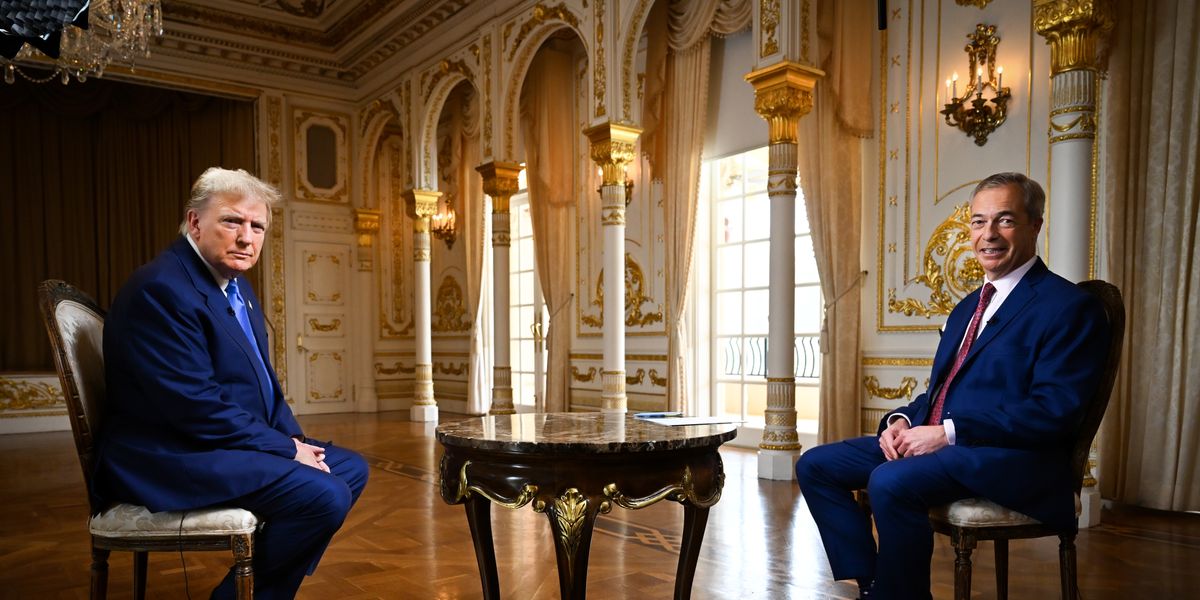 NextImg:Donald Trump world exclusive interview with Nigel Farage to air TOMORROW on GB News