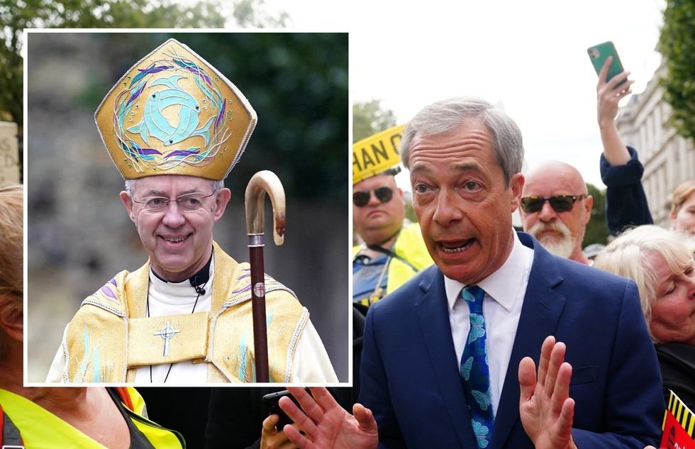 Nigel Farage/Archbishop of Canterbury
