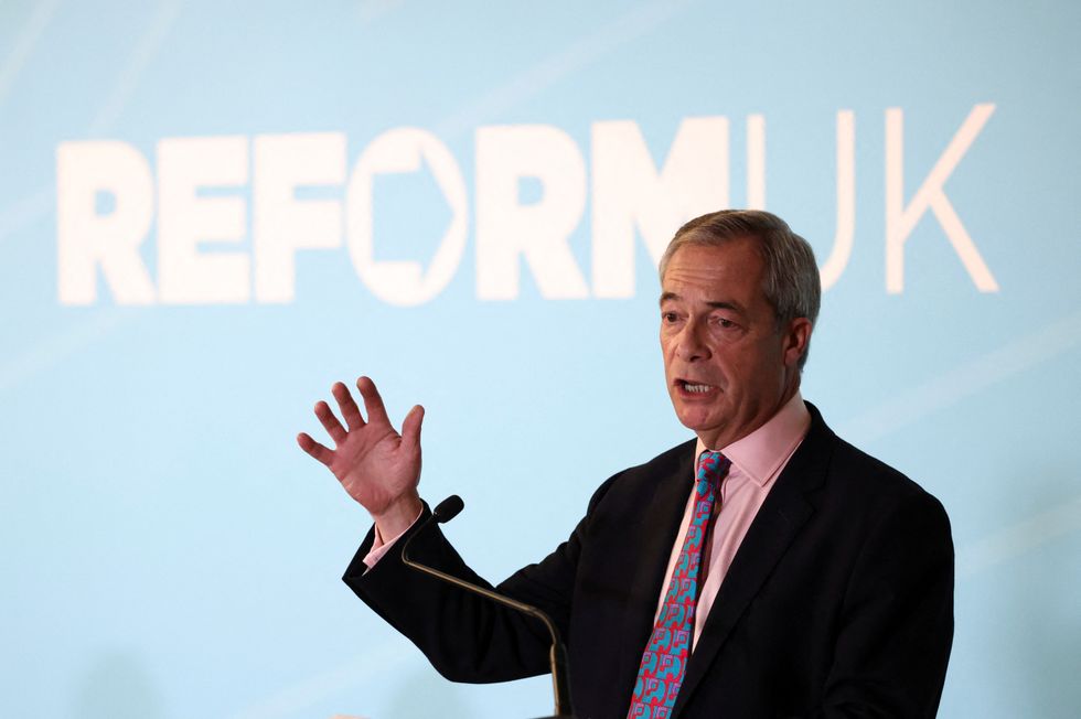 Nigel Farage at his 'special' press conference