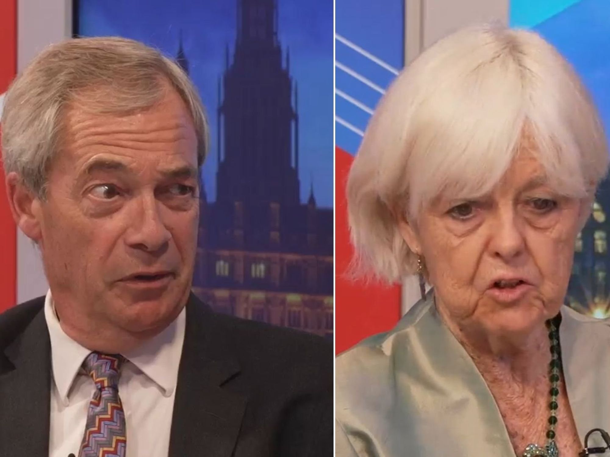 Nigel Farage, Baroness Dianne Hayter