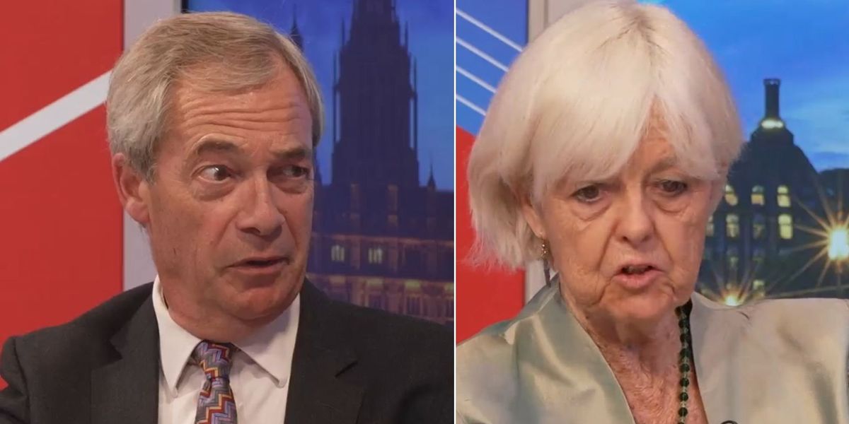 NextImg:Nigel Farage snaps at GB News guest defending Labour's migrant returns deal: 'We are still losers!'