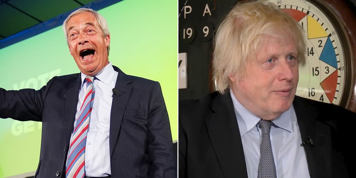 Boris Johnson gives a verdict on Nigel Farages Chances to become Prime Minister Boris Johnson gives a verdict on Nigel Farages Chances to become Prime Minister