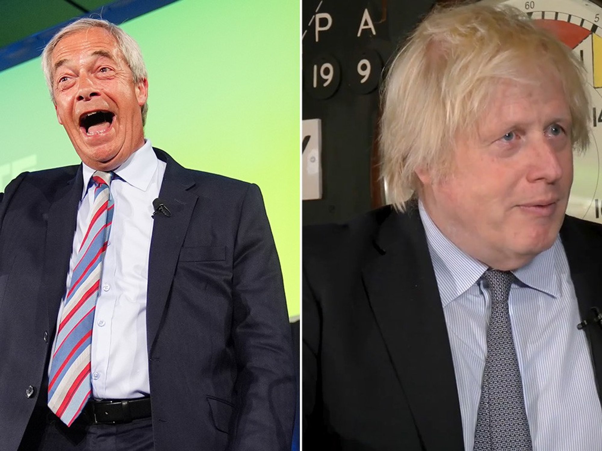 Nigel Farage, Boris Johnson