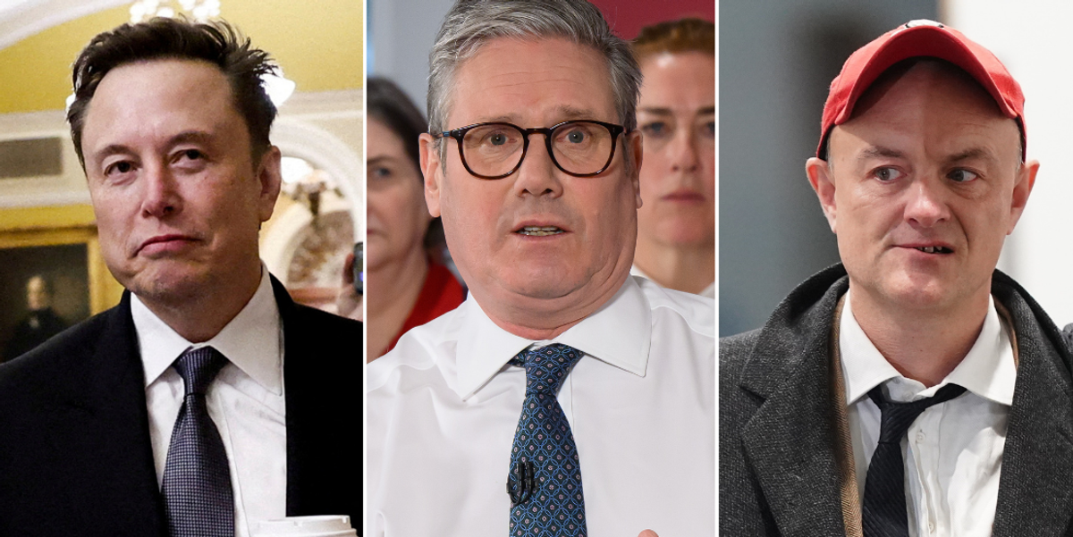 NextImg:Elon Musk enlists Dominic Cummings as 'UK-based co-conspirator' in 'plot to sabotage' Keir Starmer