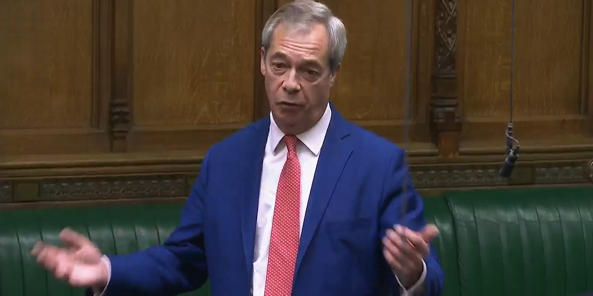NextImg:WATCH: Nigel Farage urges Labour to call a 'referendum for all Chargossians' : 'It is about sovereignty!'