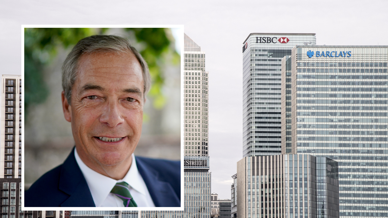 Nigel Farage/Canary Wharf