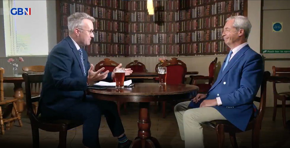 Nigel Farage, Christopher Hope