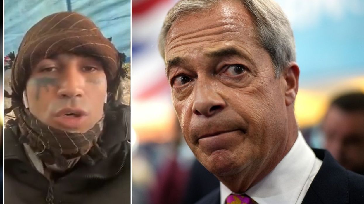 Nigel Farage claims 'illegal migrant' made threat to his life in new video
