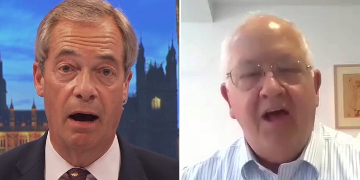 NextImg:Farage in blazing row with ex-BBC producer on Ofcom’s GB News ruling: ‘I’m asking you a question!’