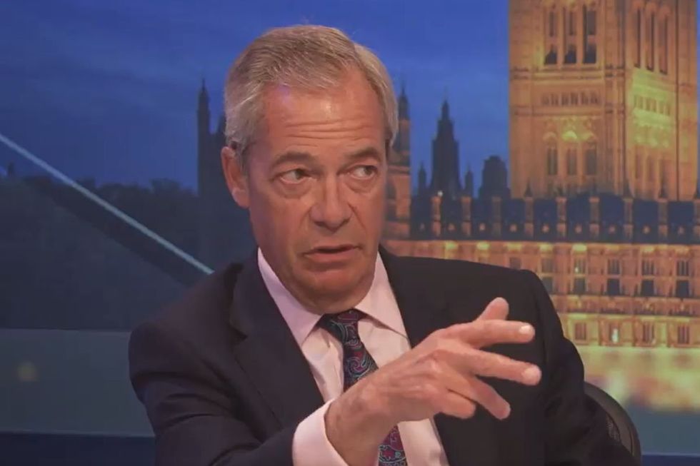 Nigel Farage condenou a violência em entrevista ao GB News