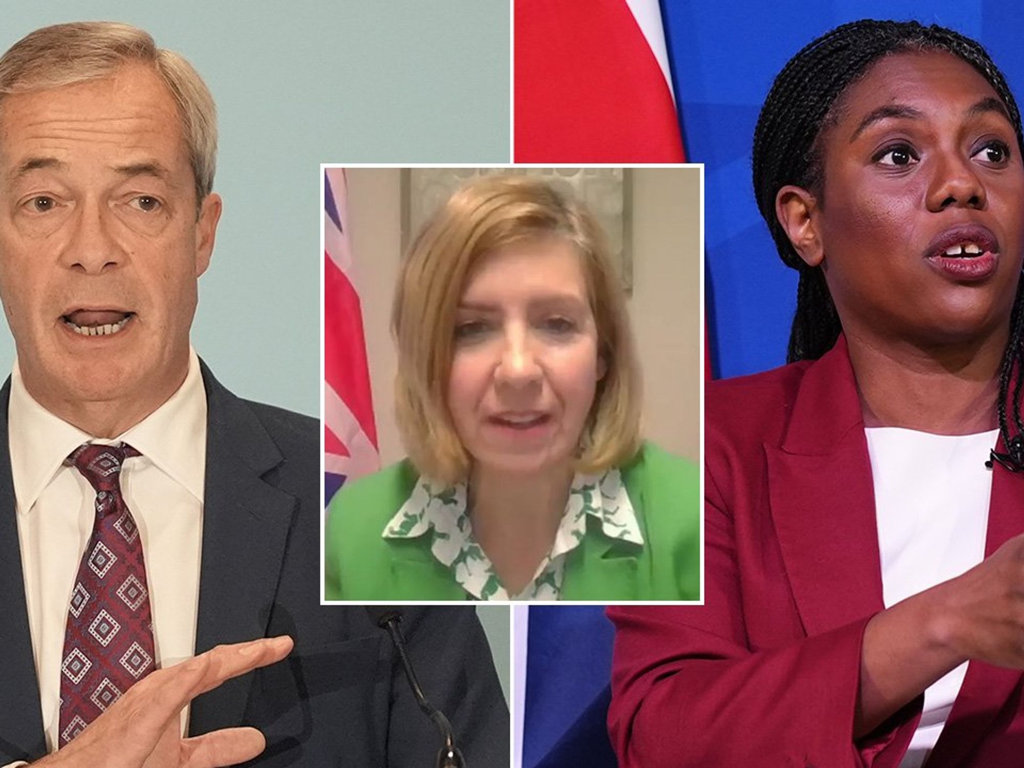 Nigel Farage, Dame Andrea Jenkyns, Kemi Badenoch