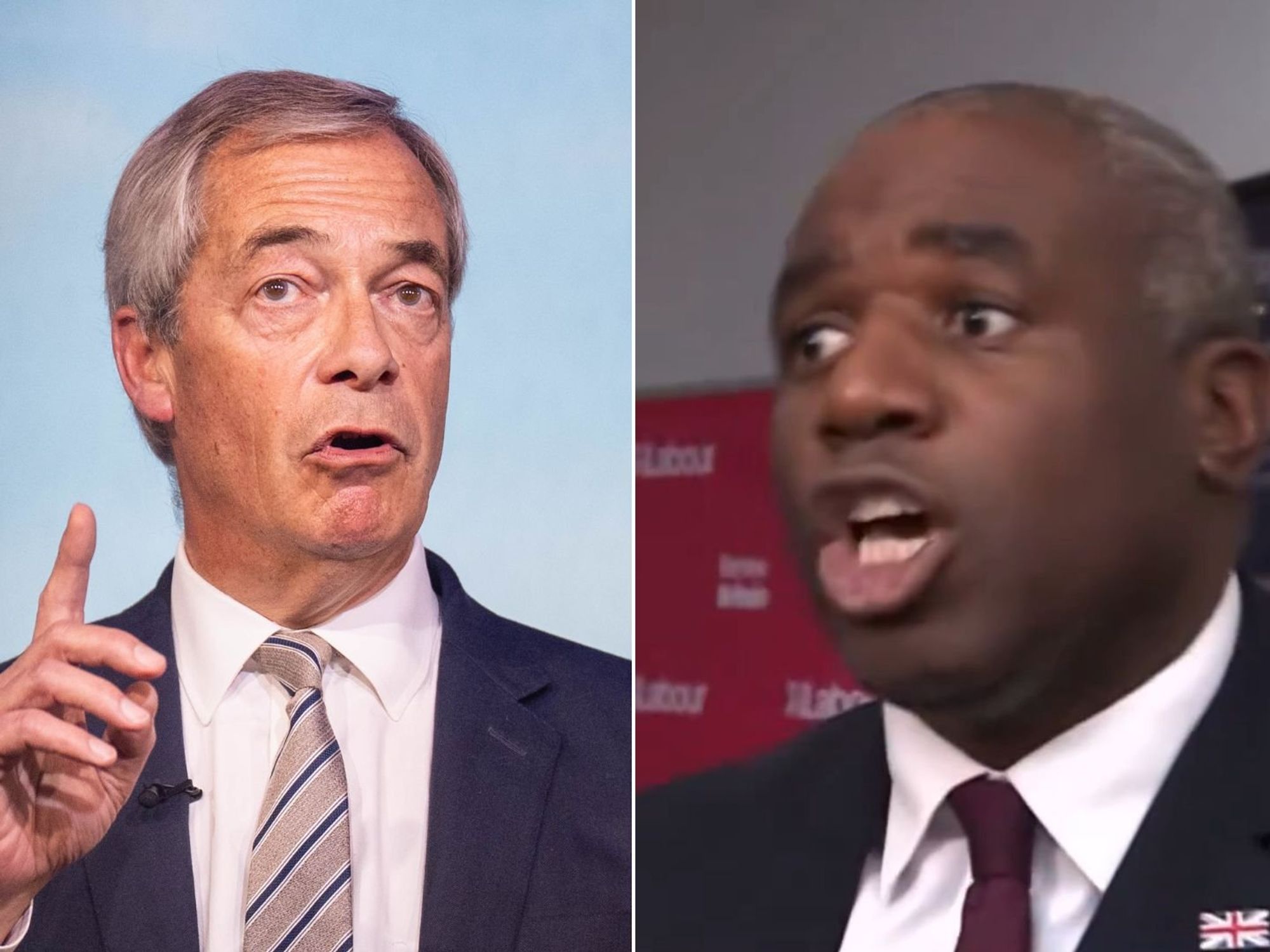 Nigel Farage, David Lammy