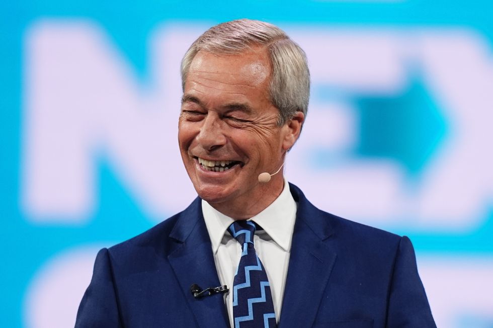 Nigel Farage delivered his keynote speech in Birmingham earlier this month