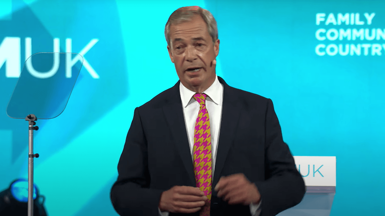 Nigel Farage delivers his Reform UK conference speech