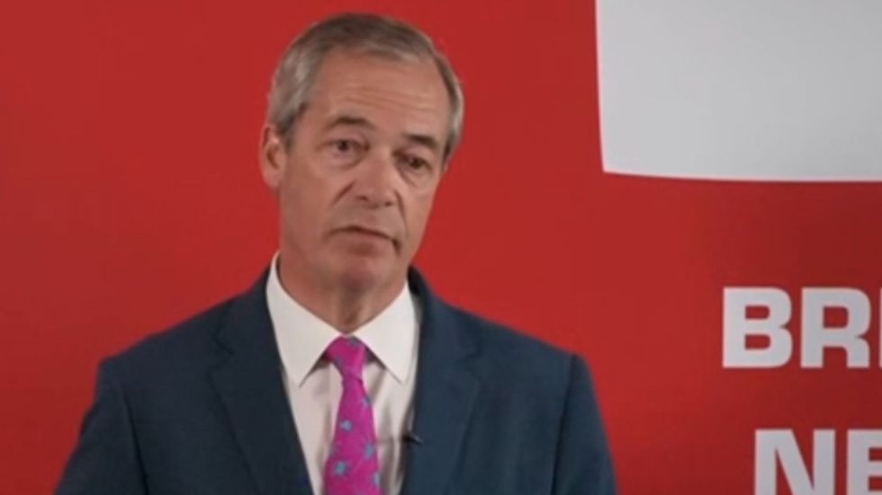 Nigel Farage delivers speech at Reform UK event in Dover