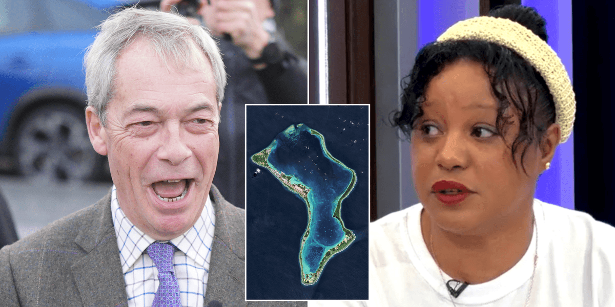 Nigel Farage hailed as Chagossians’ closest ally while islanders demand Keir Starmer’s resignation Nigel Farage hailed as Chagossians’ closest ally while islanders demand Keir Starmer’s resignation
