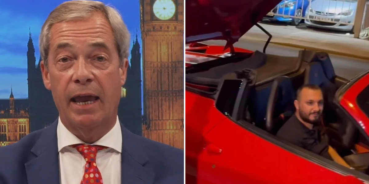NextImg:Nigel Farage fumes ‘we’re being made mugs of’ as Albania burglar asylum seeker flaunts Ferrari