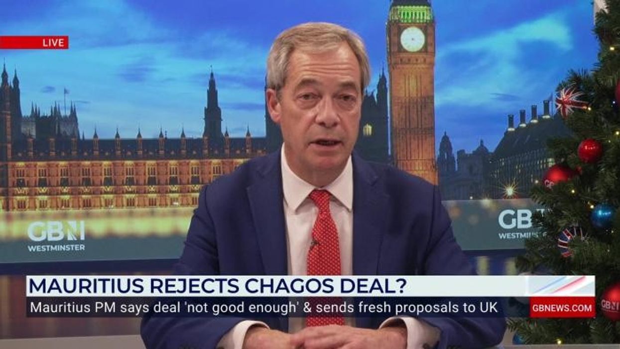 The incoming Trump administration damn well won’t support us giving up Chagos, says Nigel Farage