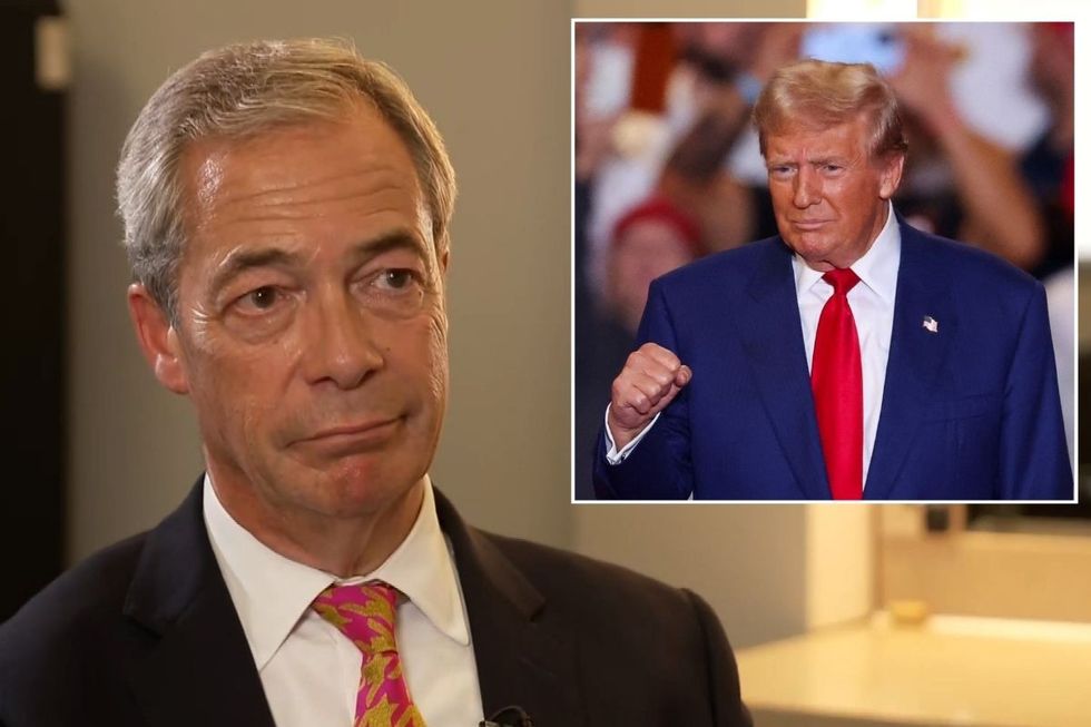 Nigel Farage, Donald Trump