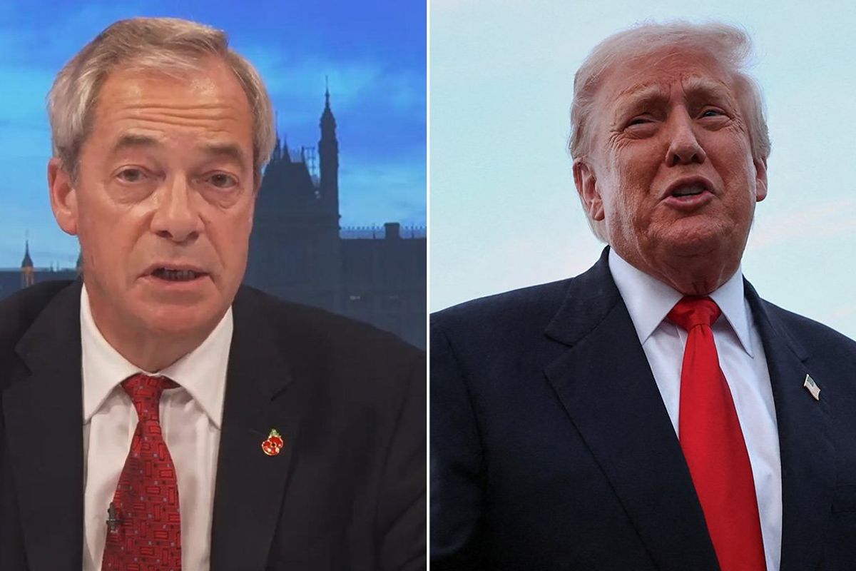 Nigel Farage, Donald Trump