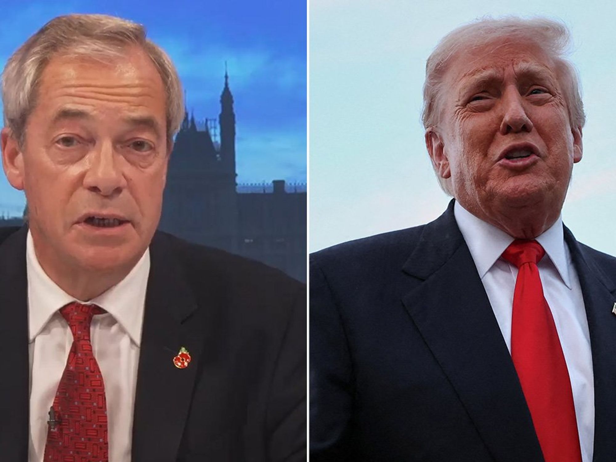 Nigel Farage, Donald Trump