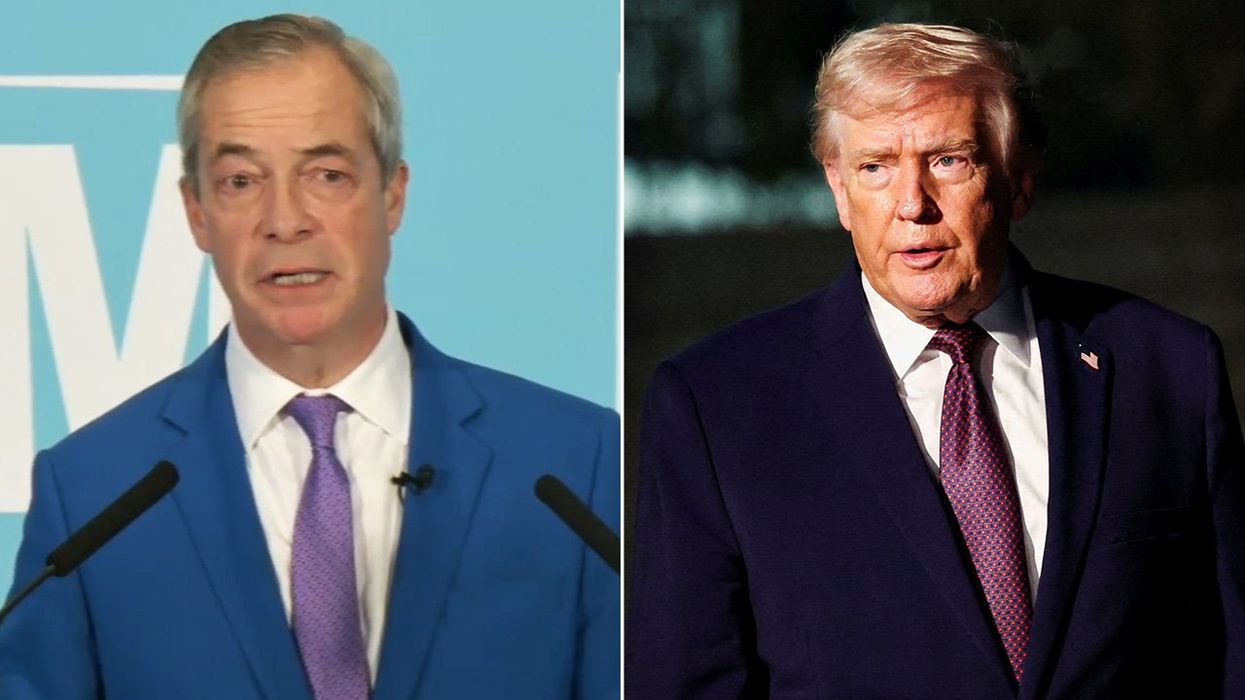 Nigel Farage, Donald Trump