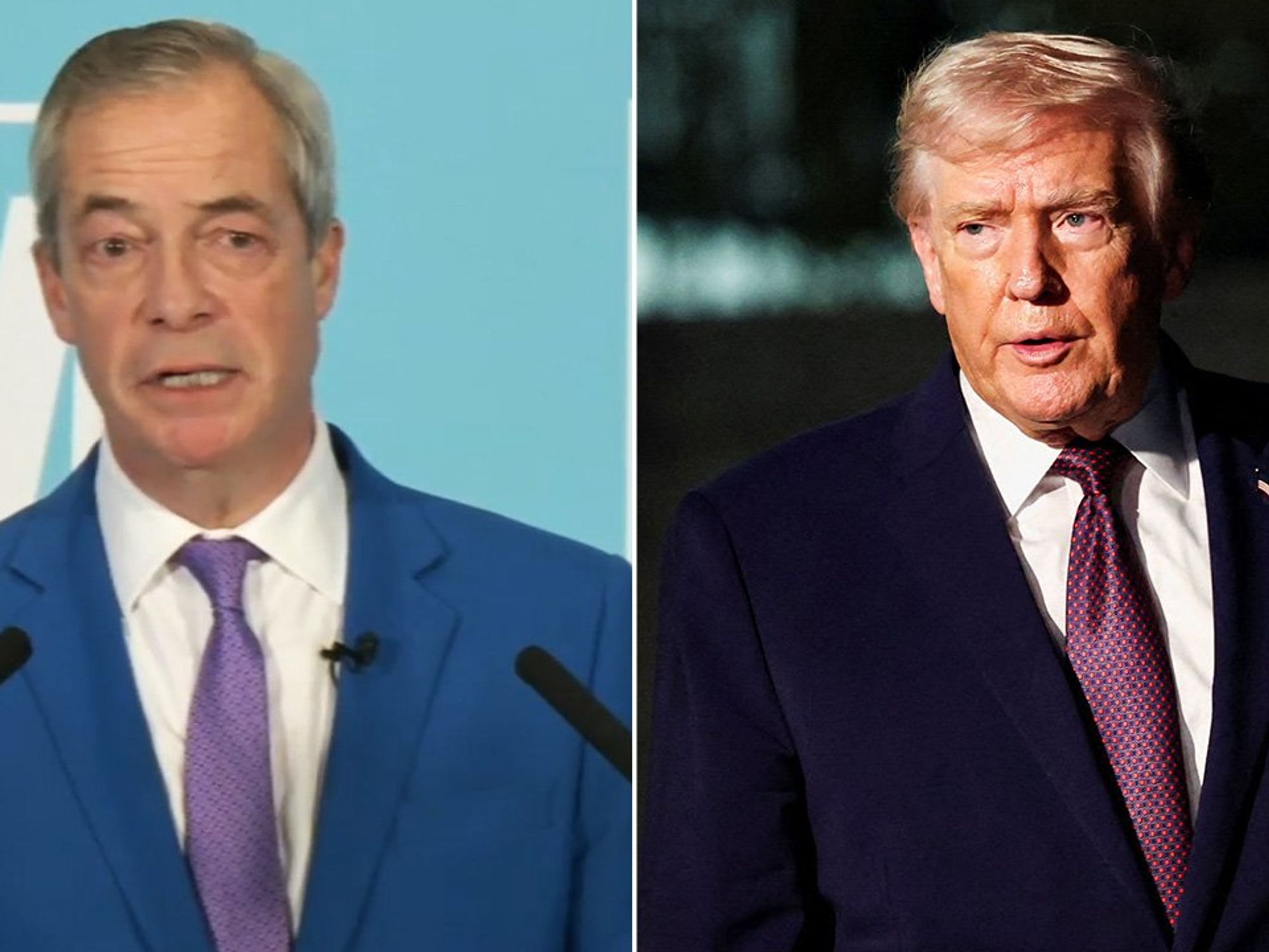 Nigel Farage, Donald Trump
