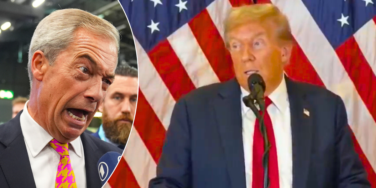 NextImg:Donald Trump claims Nigel Farage 'won' General Election - 'He's a fantastic person!'