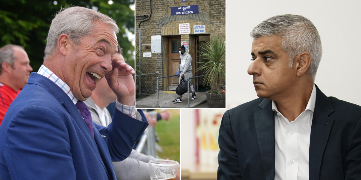 NextImg:Nigel Farage hits out at Sadiq Khan for 'wanting free housing for criminals and illegal migrants'