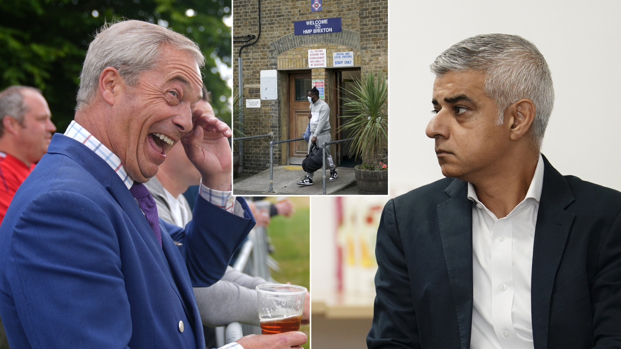 Nigel Farage/early release prisoner/Sadiq Khan