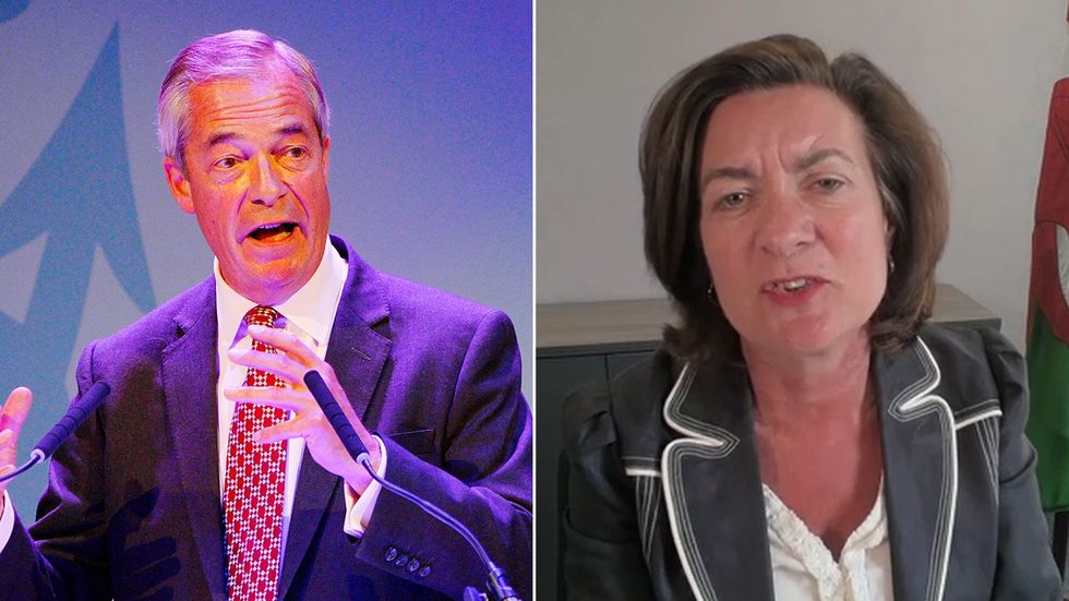 Nigel Farage, Eluned Morgan