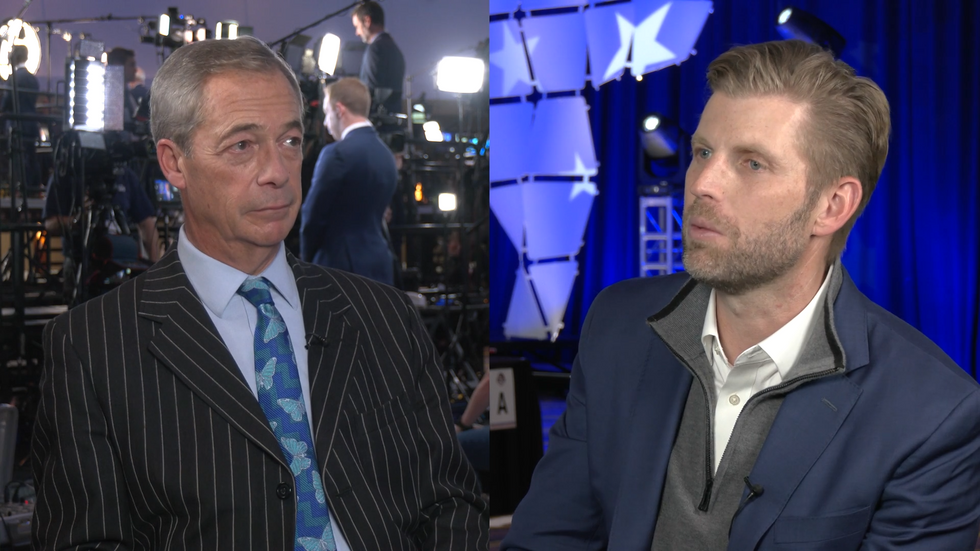 Nigel Farage, Eric Trump