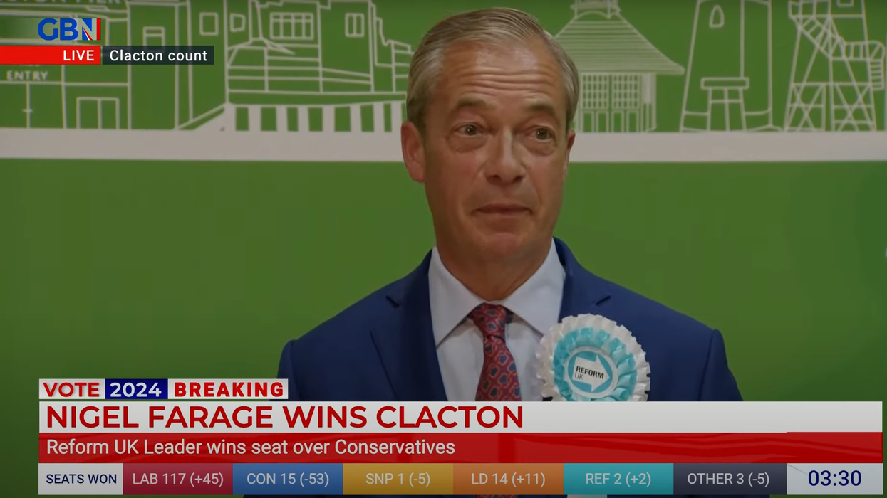 Nigel Farage FINALLY becomes an MP after smashing Tories and Labour in Clacton