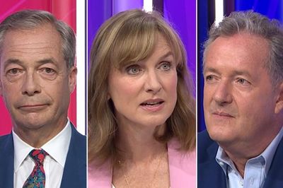 Nigel Farage, Fiona Bruce, Piers Morgan