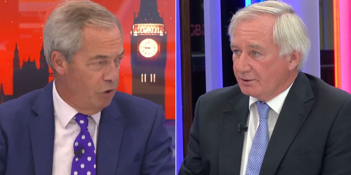 NextImg:Nigel Farage hits back at former Defence Secretary in fiery flag clash: 'What's wrong with being English?!'