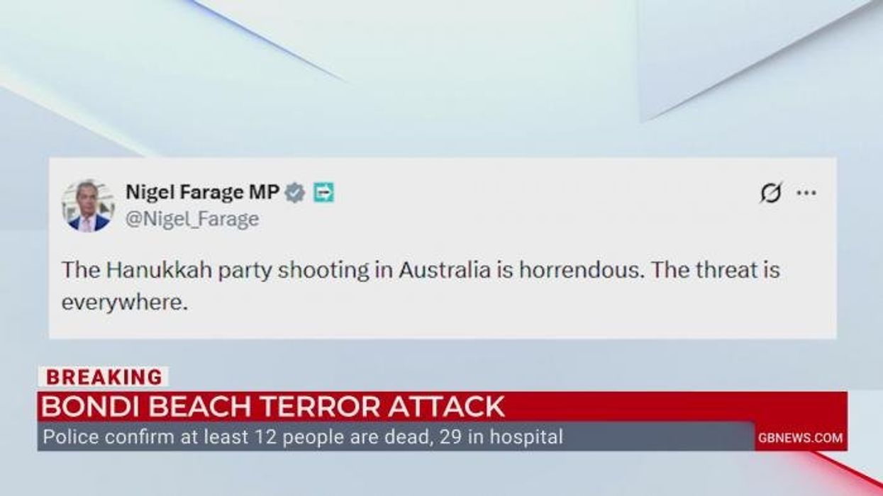 Nigel Farage hails Australian hero for snatching gun from attacker during 'horrendous' Bondi shooting