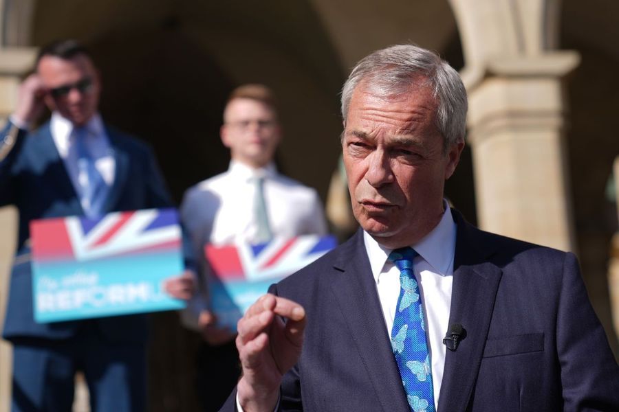 Nigel Farage has been in campaign mode ahead of the 2025 Local Elections