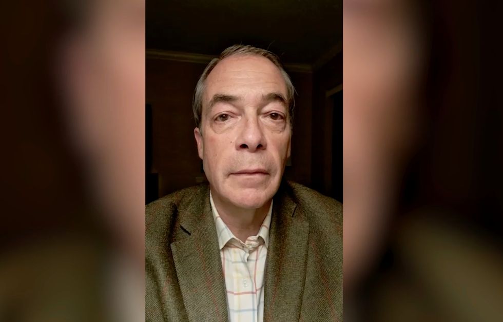 Nigel Farage has called Meghan Markle and Prince Harry \u2018despicable\u2019 for blaming the racism towards Meghan on Brexit.