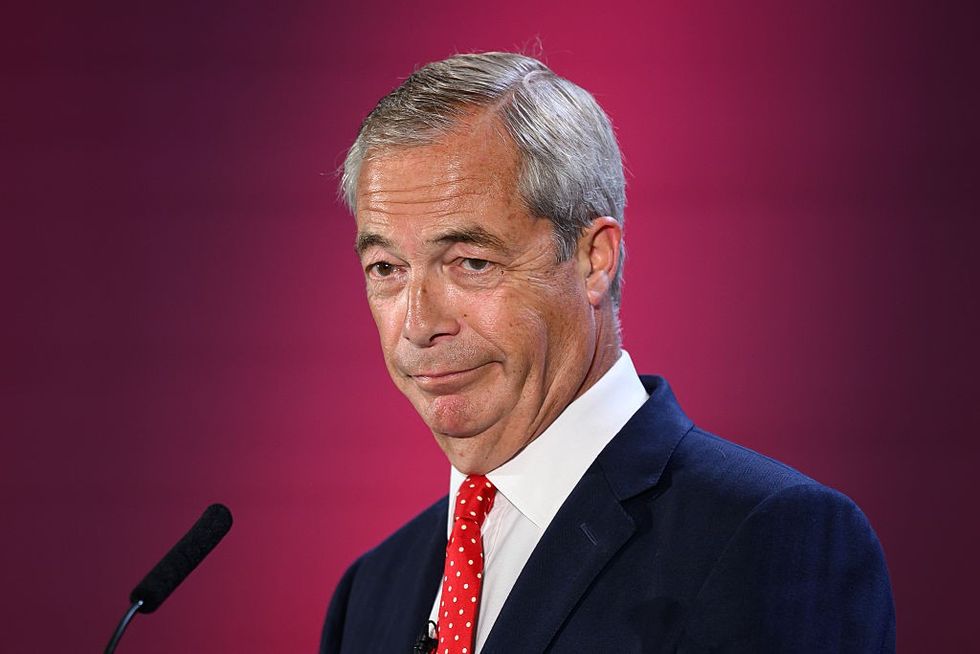 Nigel Farage has complained about not being invited to the state banquet with Donald Trump