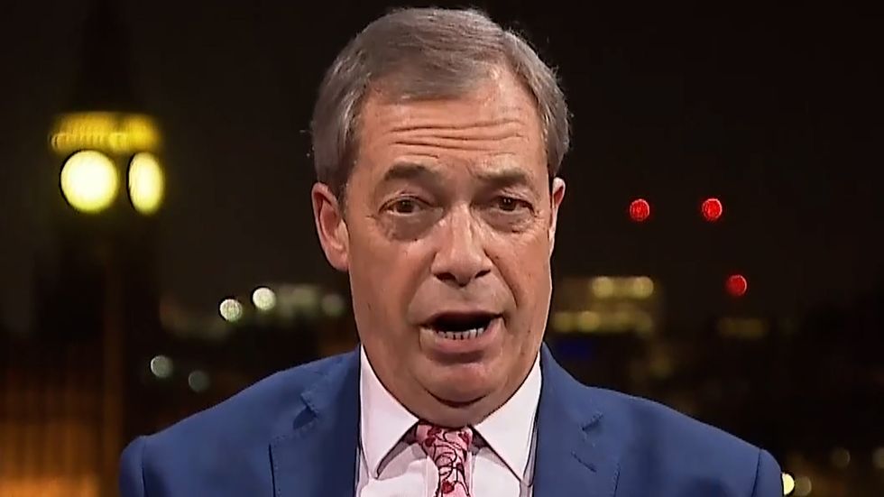 Nigel Farage has hit out at suggestions protests over refugee hotels are 'racist'.