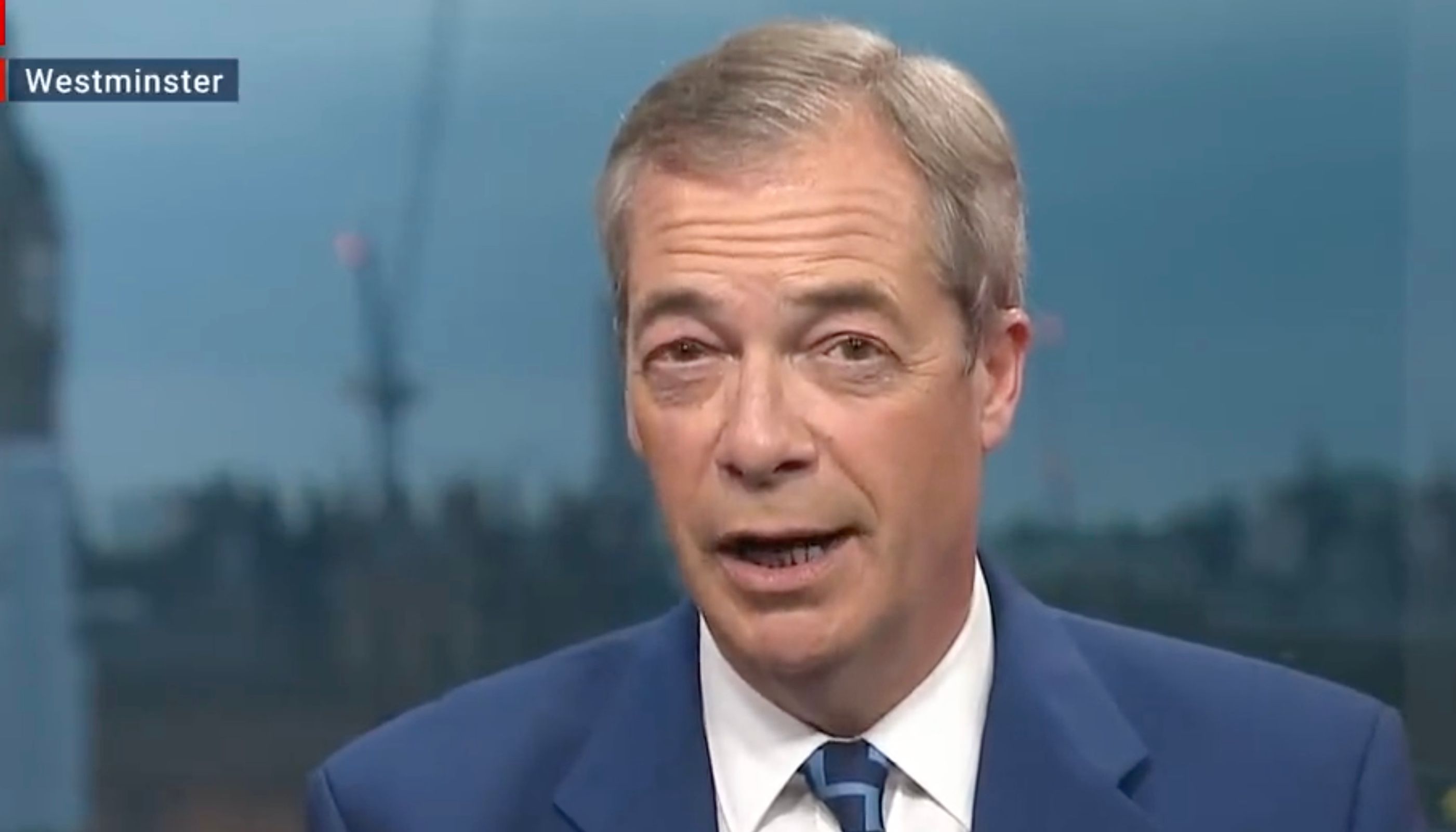 Nigel Farage has slammed Rishi Sunak