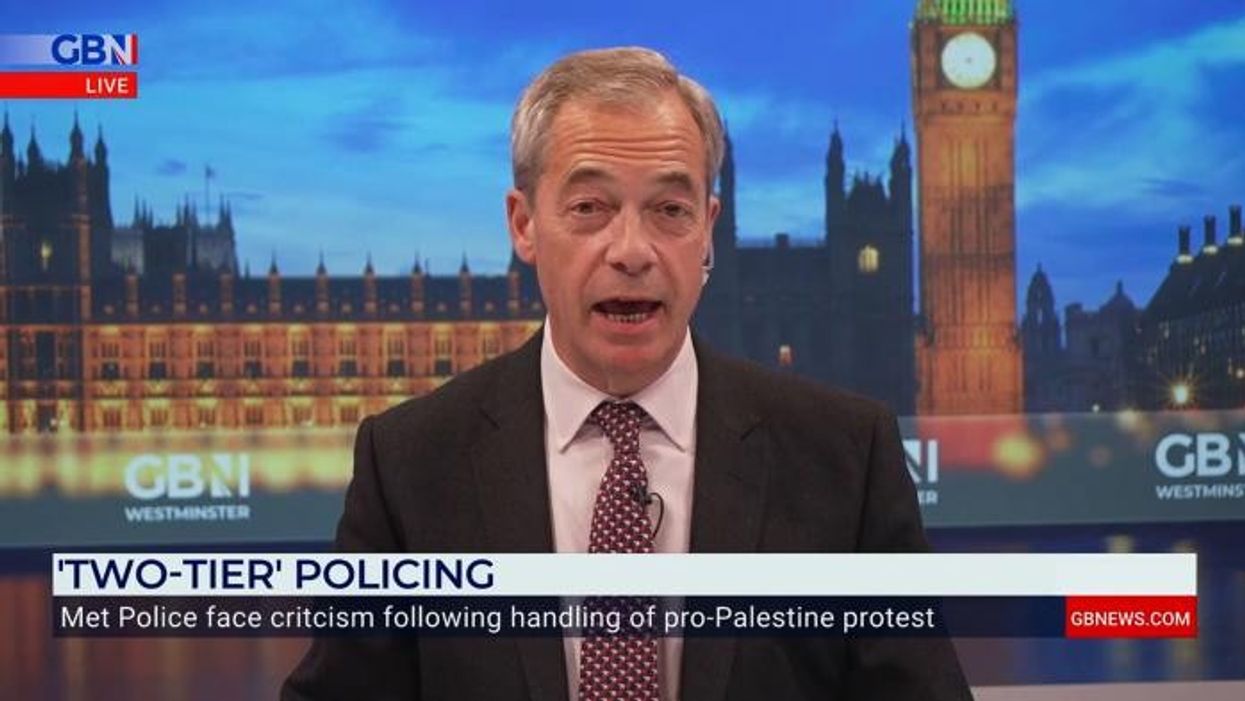 Two-tier policing 'ignore' chants supporting Houthis and arrest man for 'telling the truth' claims Farage