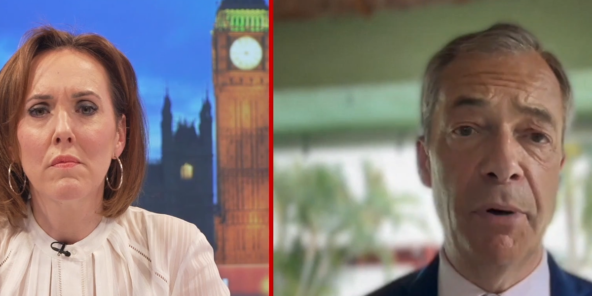 NextImg:Nigel Farage rages at Ofcom’s ‘overtly political’ People’s Channel ruling: ‘GB News will fight like hell!’