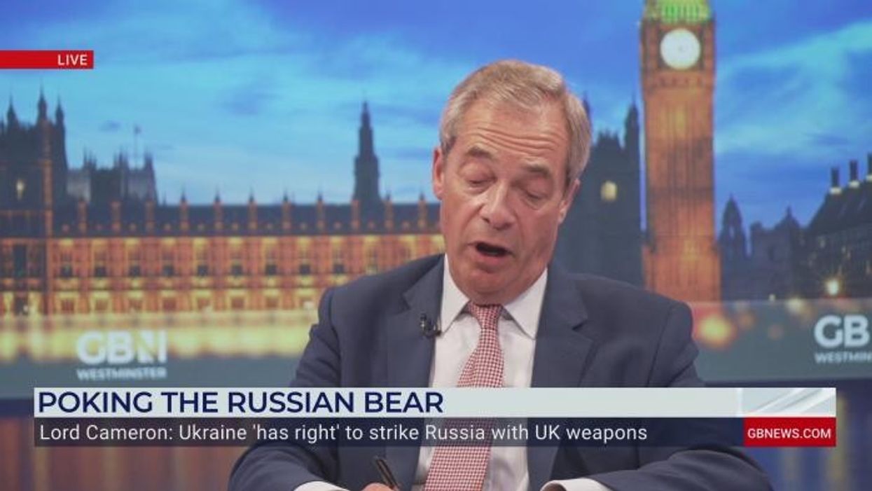 ‘Completely and utterly sick’: Nigel Farage rages as pro-Palestine protesters disrupt Auschwitz remembrance march