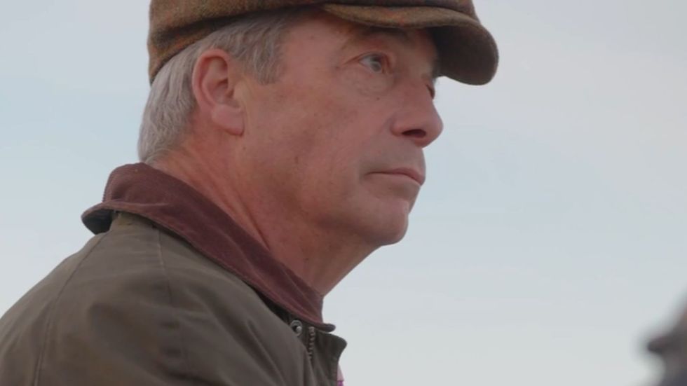 Nigel Farage in exclusive picture for GB News