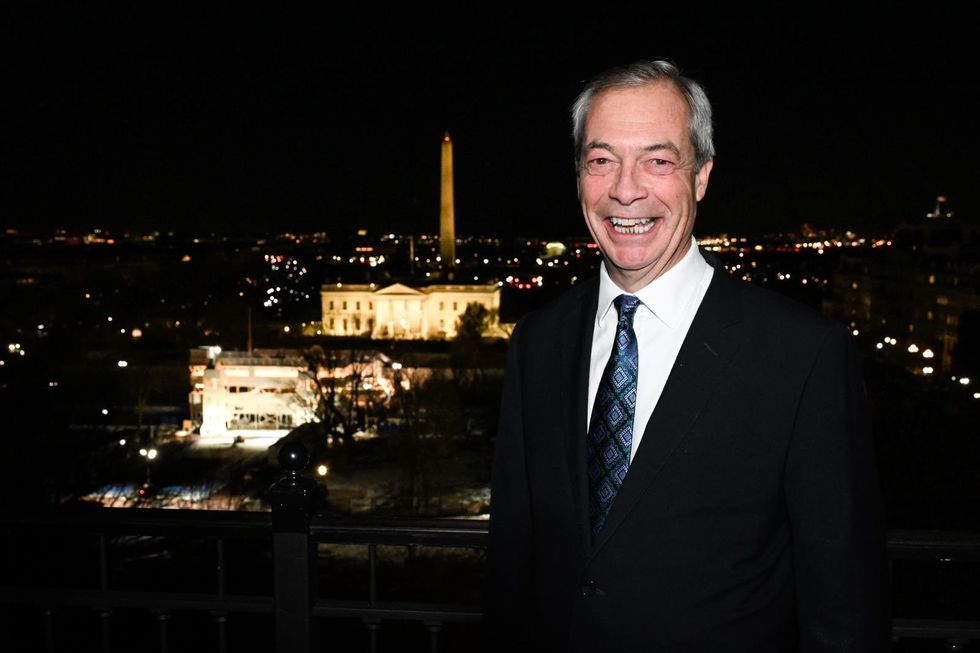 Nigel Farage in Washington DC
