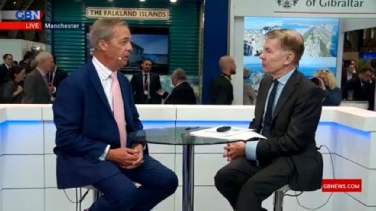 Nigel Farage issues warning to Sunak as he attends Tory conference for first time in 36 years