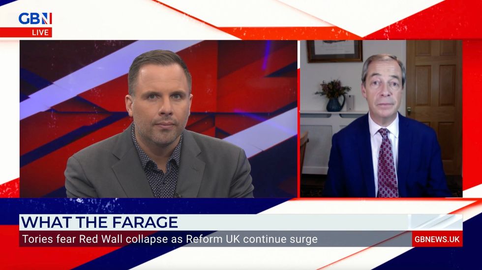 Nigel Farage joined Dan Wootton on GB News