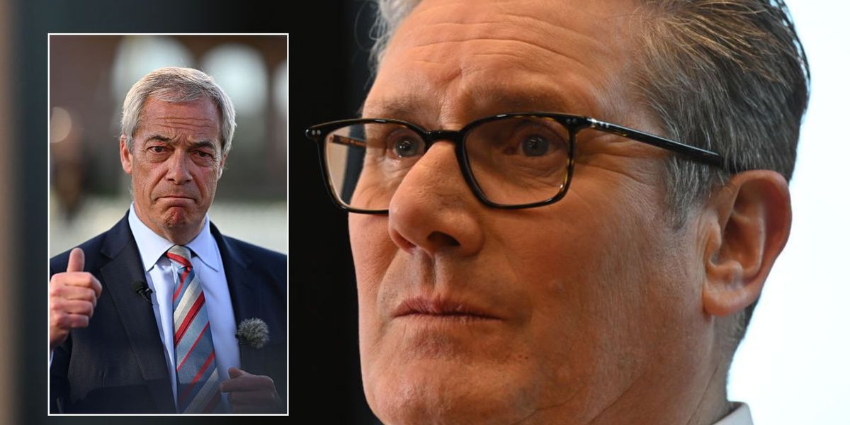 NextImg:Nigel Farage plots setting up student societies after turquoise youthquake as Keir Starmer 'considers' axing votes at 16 to stop Reform winning even more votes