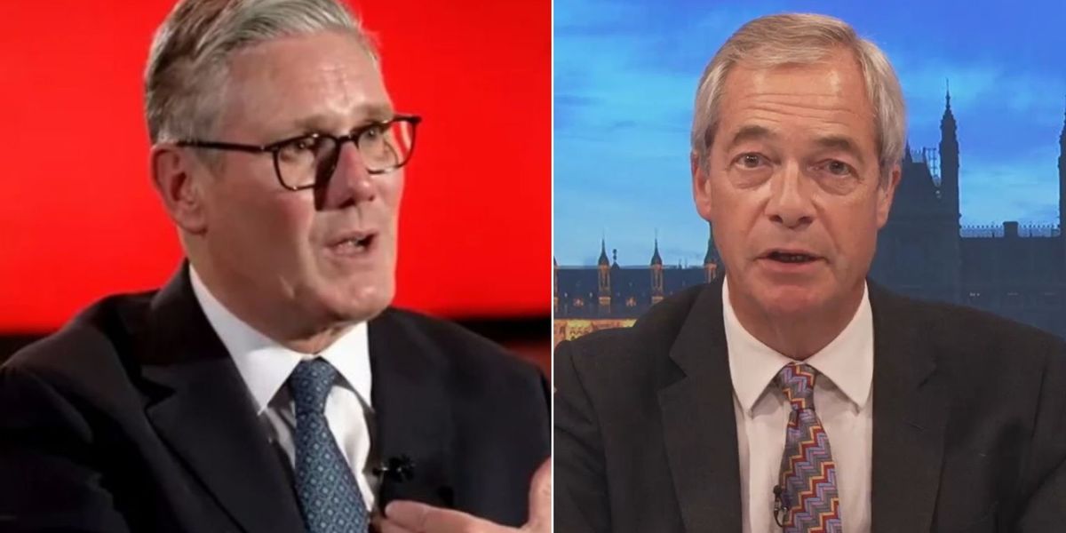 Nigel Farage hits back at Keir Starmer after being blamed for surging small boats: ‘Stop gaslighting the public!’ Nigel Farage hits back at Keir Starmer after being blamed for surging small boats: ‘Stop gaslighting the public!’
